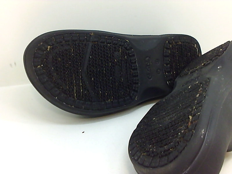 Crocs Womens On The Clock Closed Toe Clogs, Black, Size 11.0 Rt0W | eBay