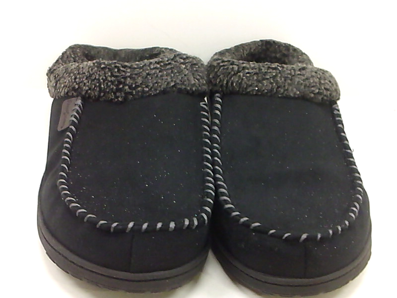 dearfoams men's microfiber suede clog with whipstitch slipper
