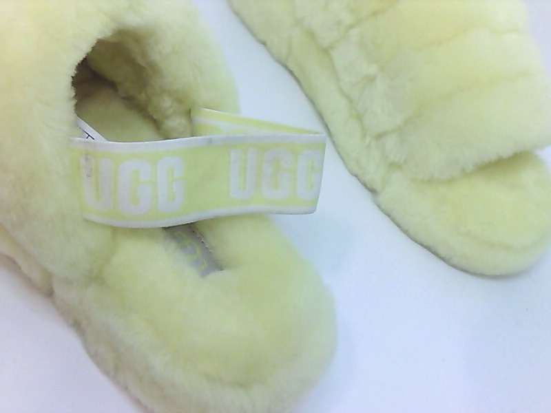 yellow ugg sliders