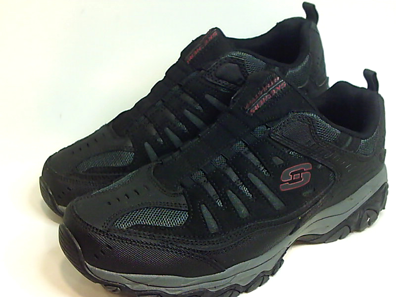 Skechers Mens Afterburn Canvas Low Top Bungee Fashion, Black/Charcoal, Size 10.0 | eBay
