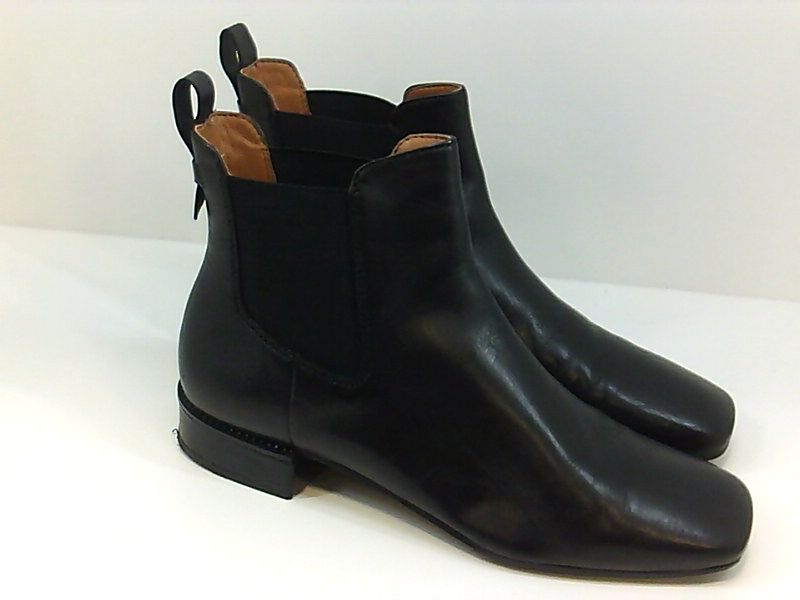 Franco Sarto Women A-Heather Ankle & Bootie, Black Leather, Size 8.5 ...