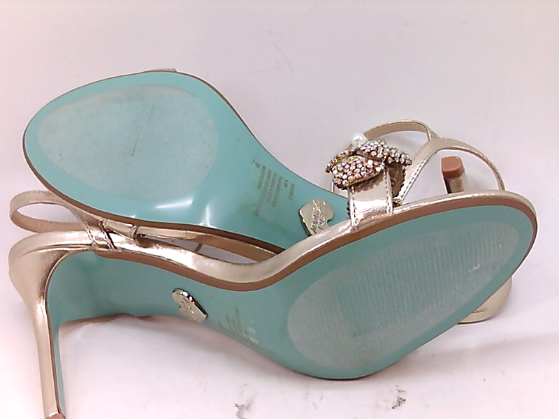 Betsey Johnson Womens Harlo Leather Open Toe Ankle Strap ...