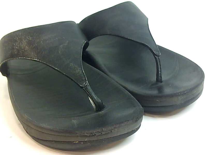 FitFlop Women's Lulu Thong Sandal, Black, Size 9.0 TFXh | eBay