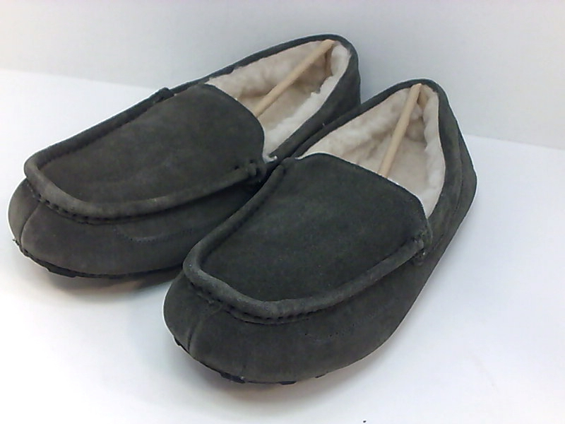 amazon essentials men's leather moccasin slipper