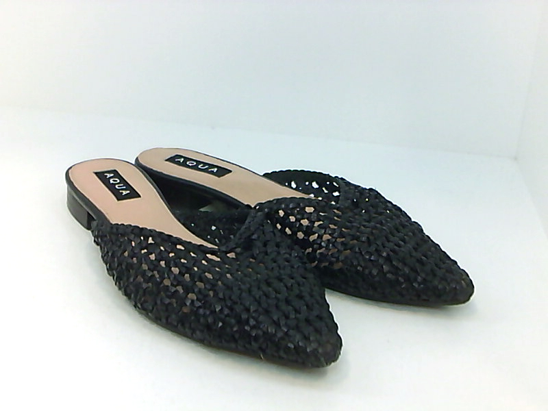 leather pointed toe mules