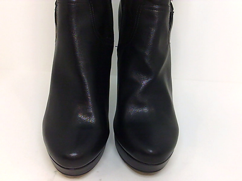 knee high fabric boots