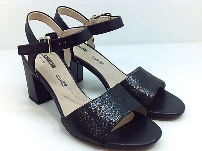 CLARKS Women�s, Deva Quest Sandals, Black, Size 5.5 maNp CLARKS Women�s, Deva Quest Sandals, Black, Size 5.5 maNp