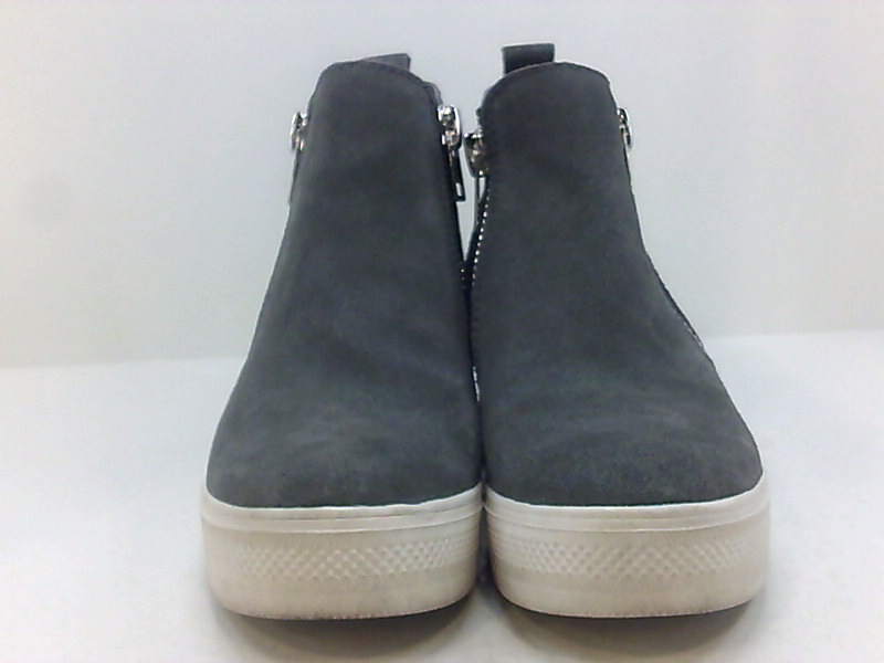 wedgie grey suede
