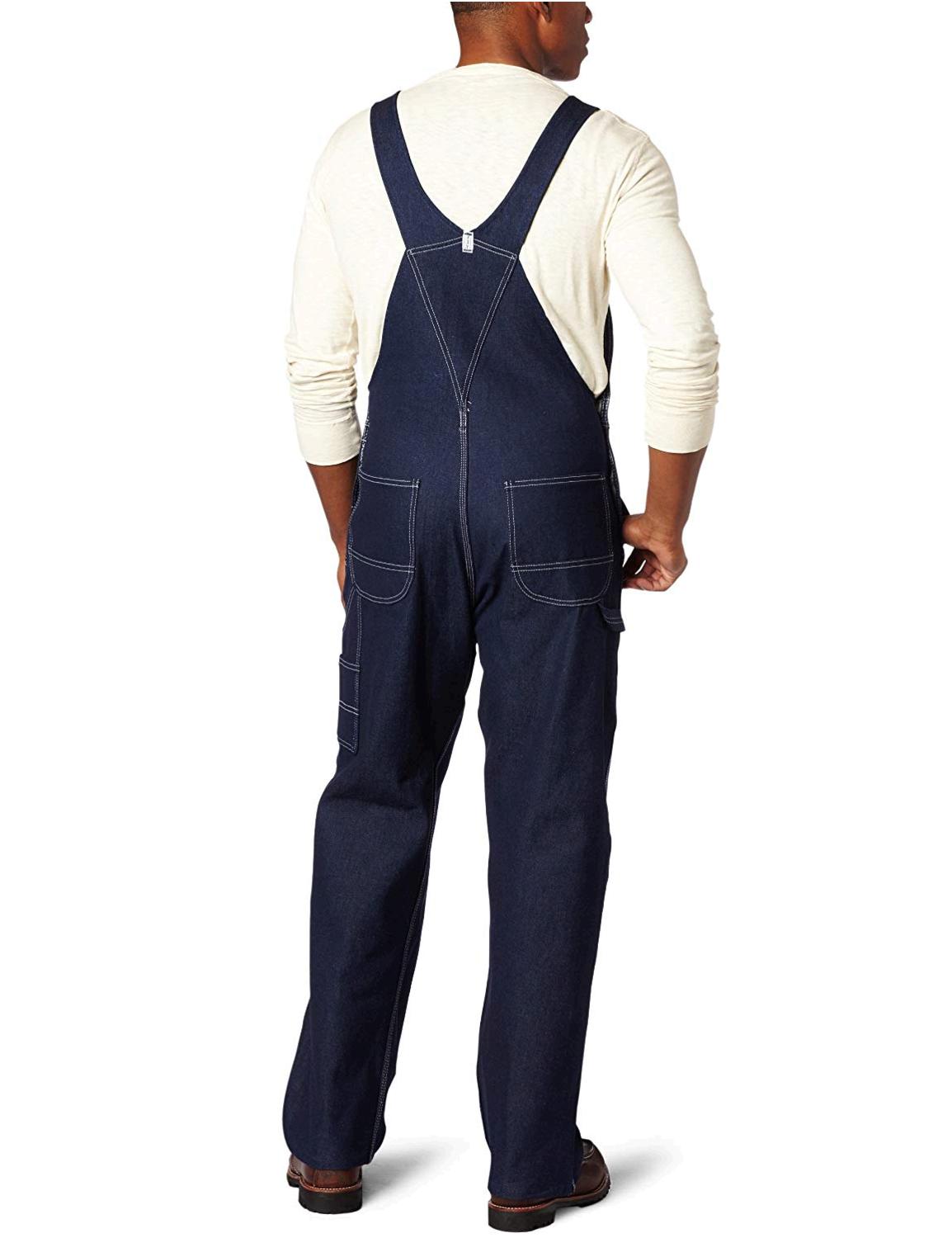 Key Apparel Men's Garment Washed Zip Fly High, Indigo Denim, Size 44W x ...