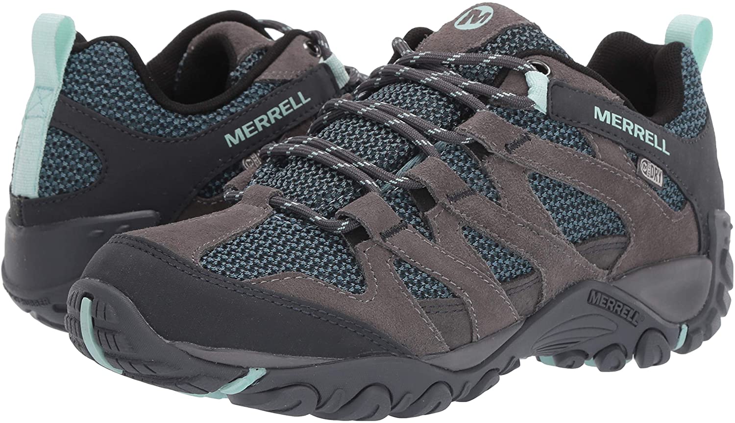 Merrell Women's Shoes Alverstone Leather Low Top Lace Up, Charcoal, Size 8.5 4qC | eBay