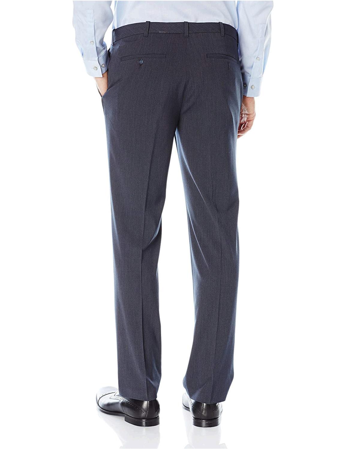 van heusen men's flex flat front straight fit pant