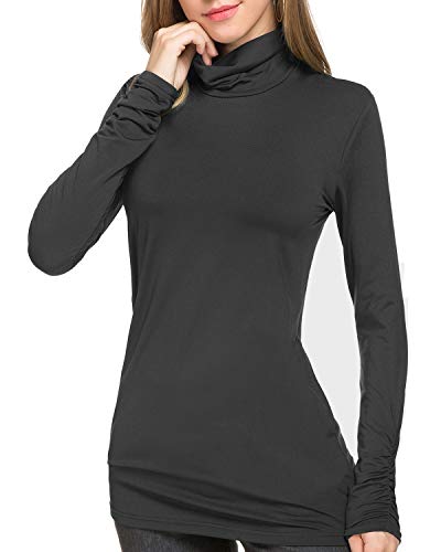 thermal mock turtleneck