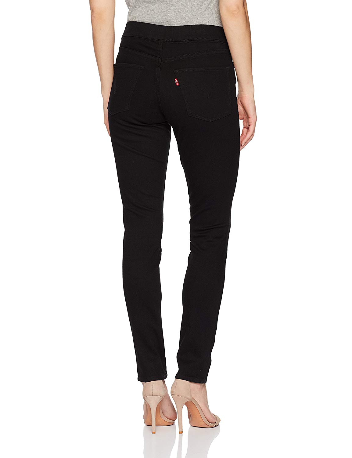 Levi's Women's Pull-On Jeans, Dark Black, 27 (US 4), Dark Black, Size 4 ...