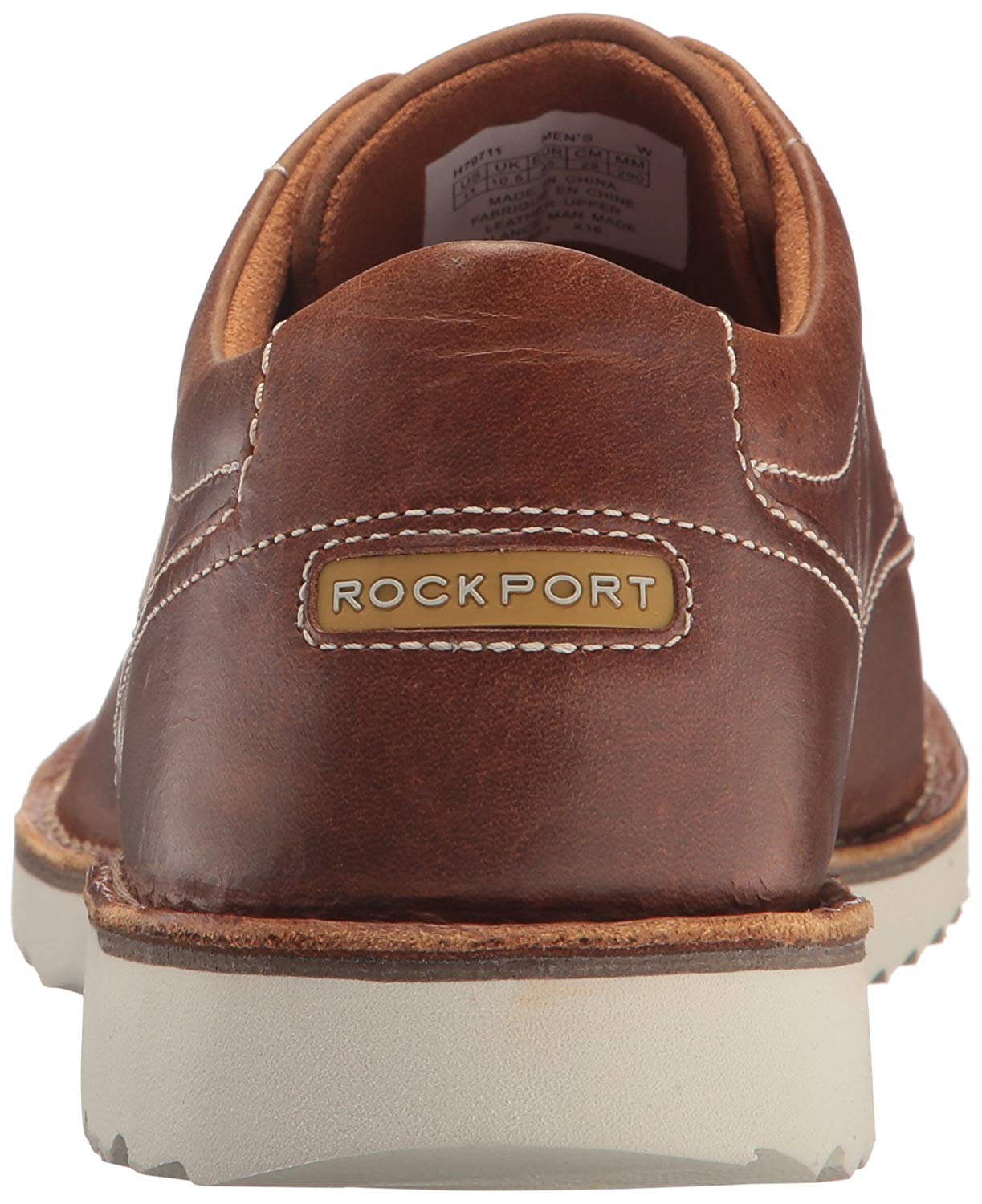 Rockport Men�s Cabot Plain Toe Shoe, Tan Leather, Size 11