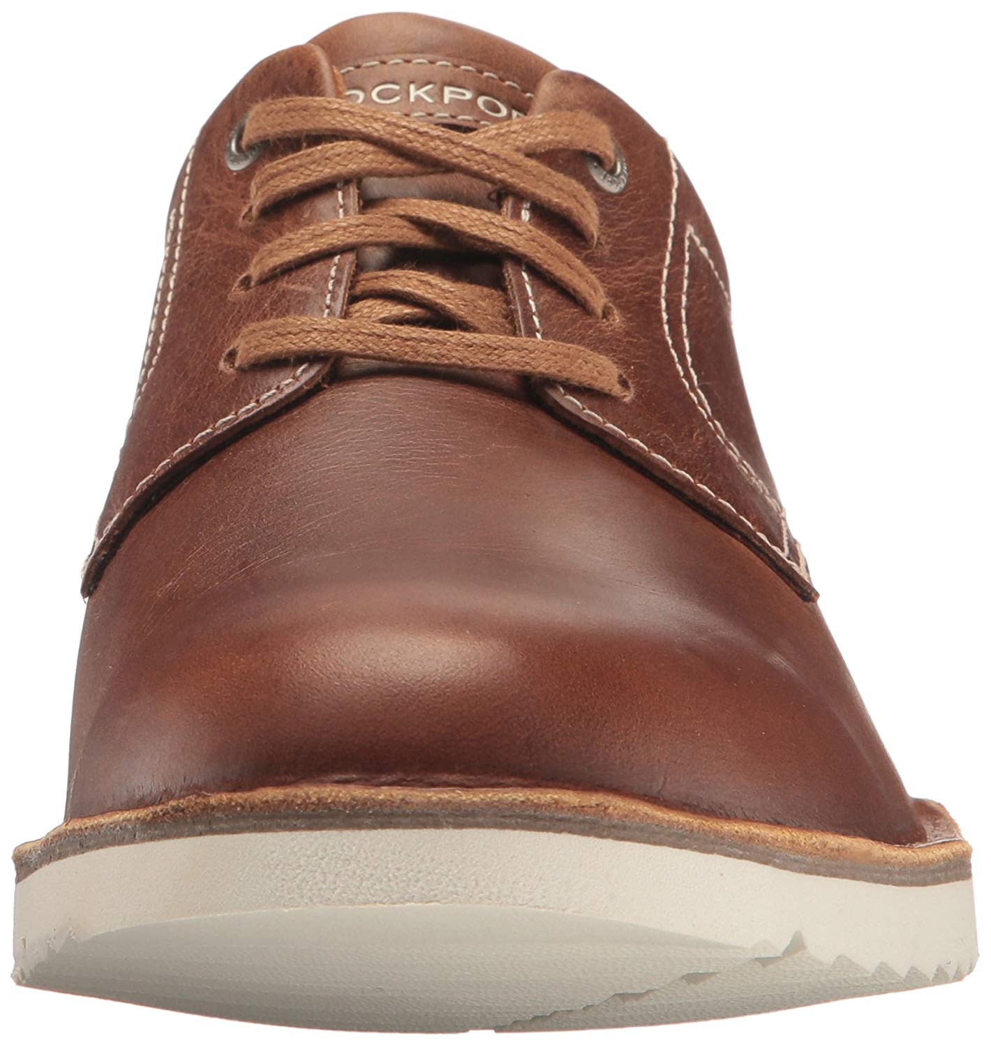 Rockport Men�s Cabot Plain Toe Shoe, Tan Leather, Size 11