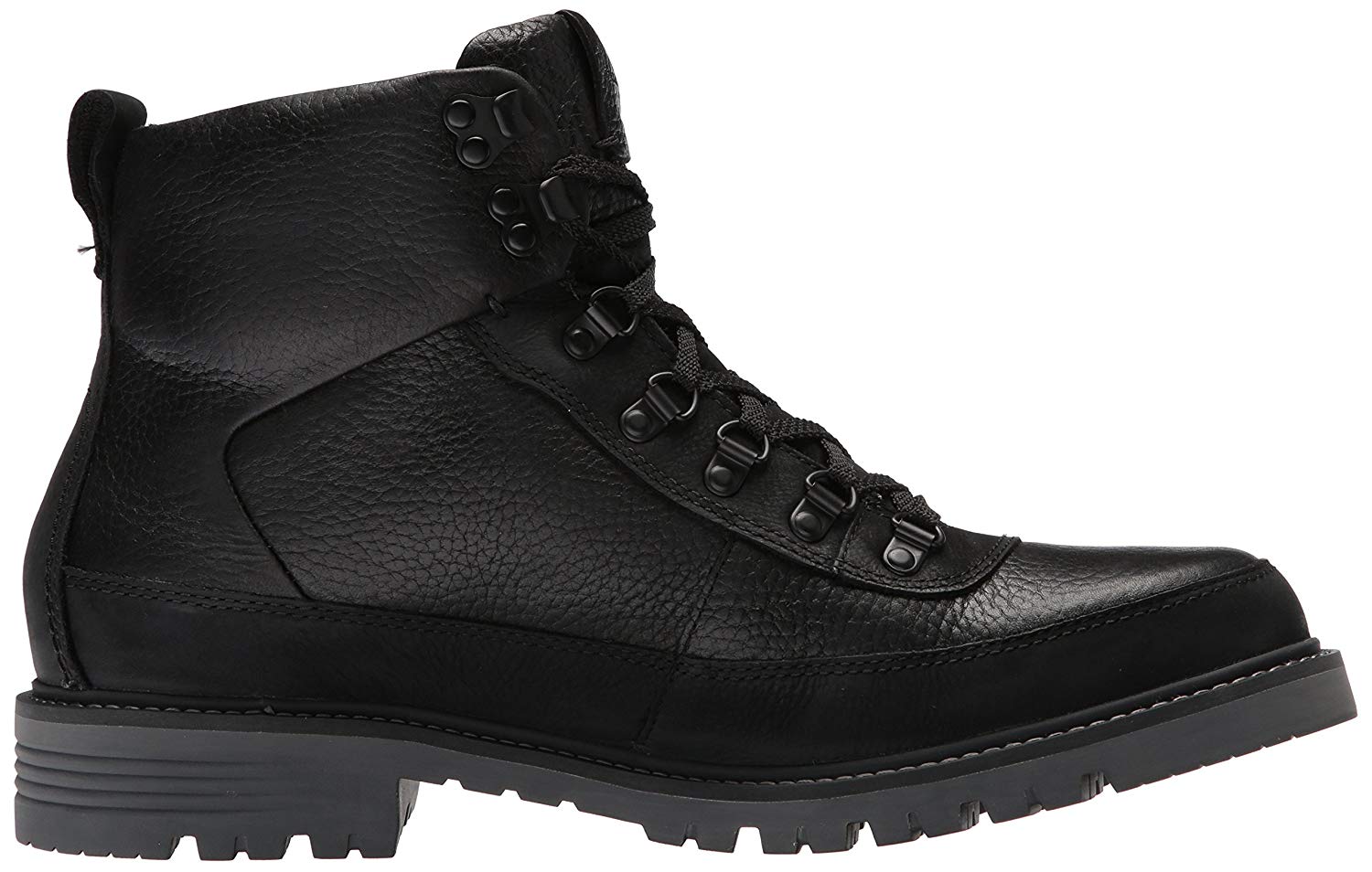Cole Haan Mens Keaton Hiker WP II Leather Closed Toe Ankle, Black, Size ...