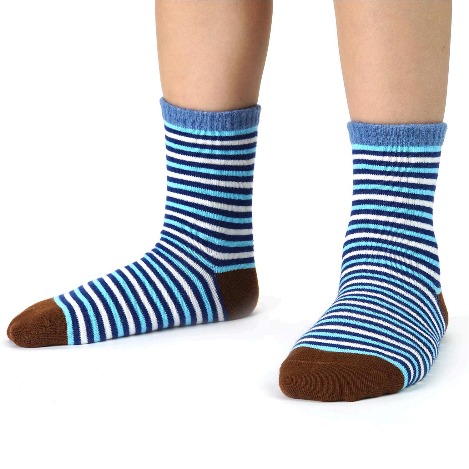LAISOR Toddler Kids Boys Socks, MultiColor, Size Shoes Size 8-10/3 ...