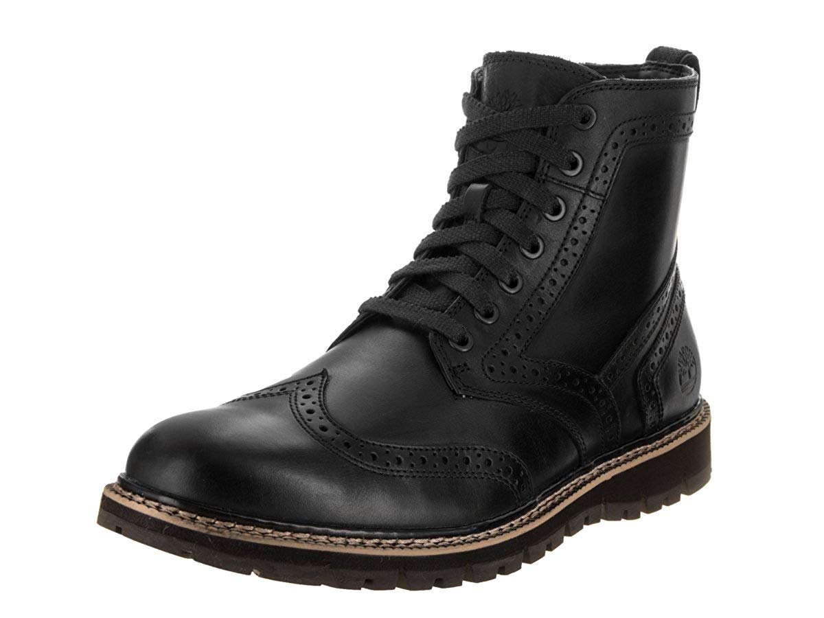 timberland men's britton hill wingtip boots