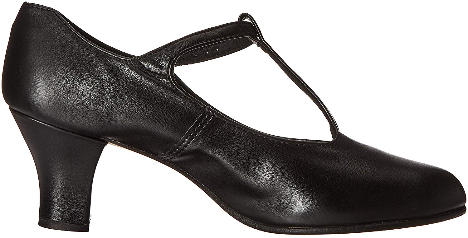 t strap closed toe