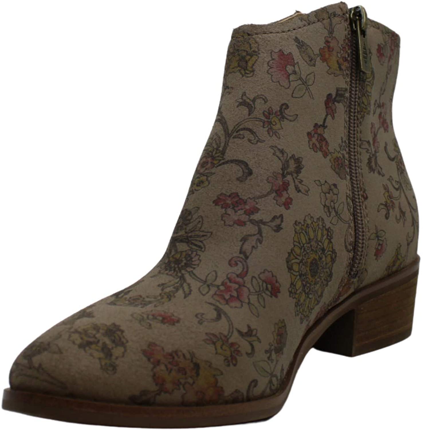 American Rag Womens Jolene Leather Ankle Booties, Taupe