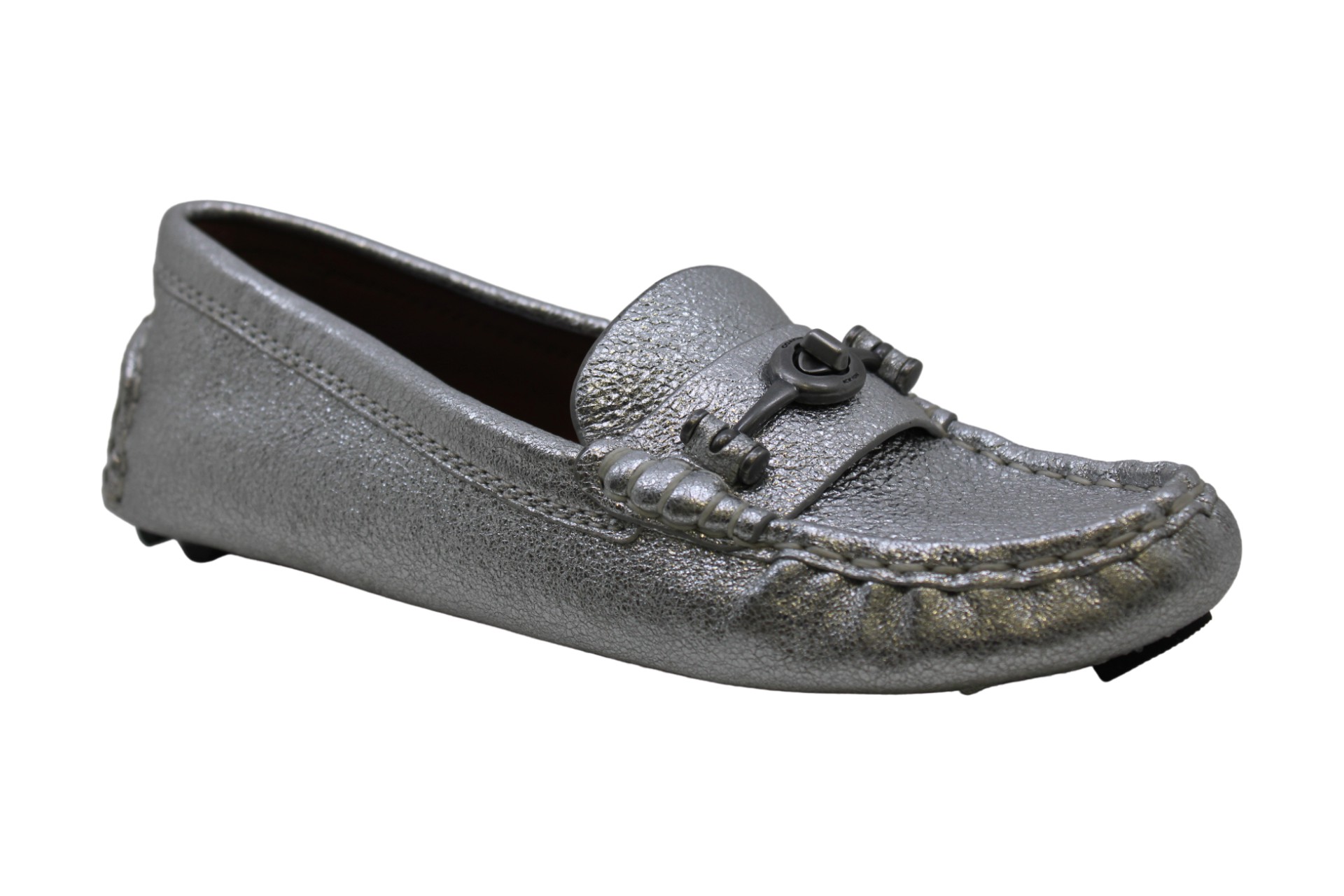 Coach Womens Crosby Closed Toe Loafers, Silver, Size 5.5 | eBay