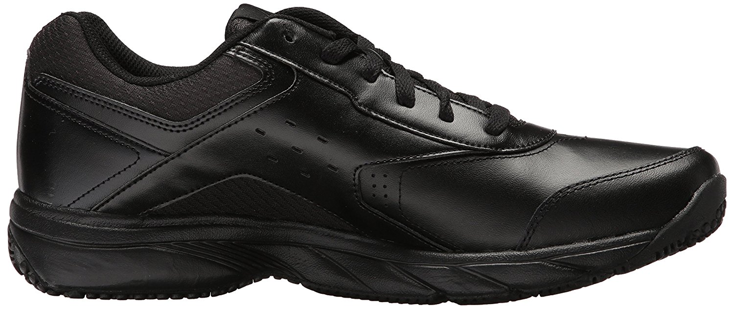 Reebok Mens Work N Cushion 3.0 Low Top Lace Up Walking Shoes, Black ...