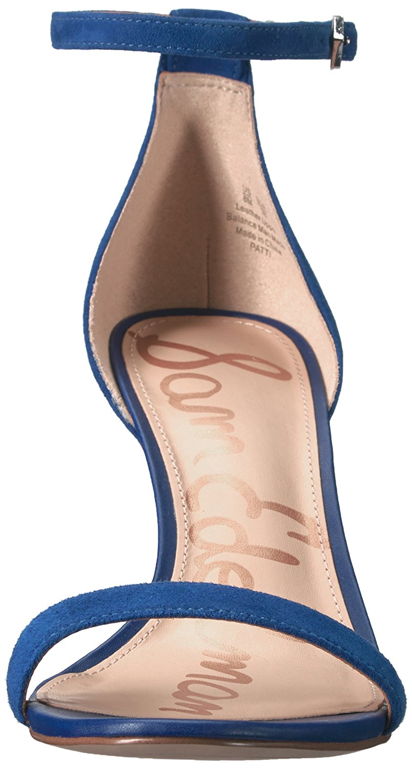Sam Edelman Womens Patti Leather Open Toe Casual Ankle Strap, Blue, Size 8.0 9CJ | eBay