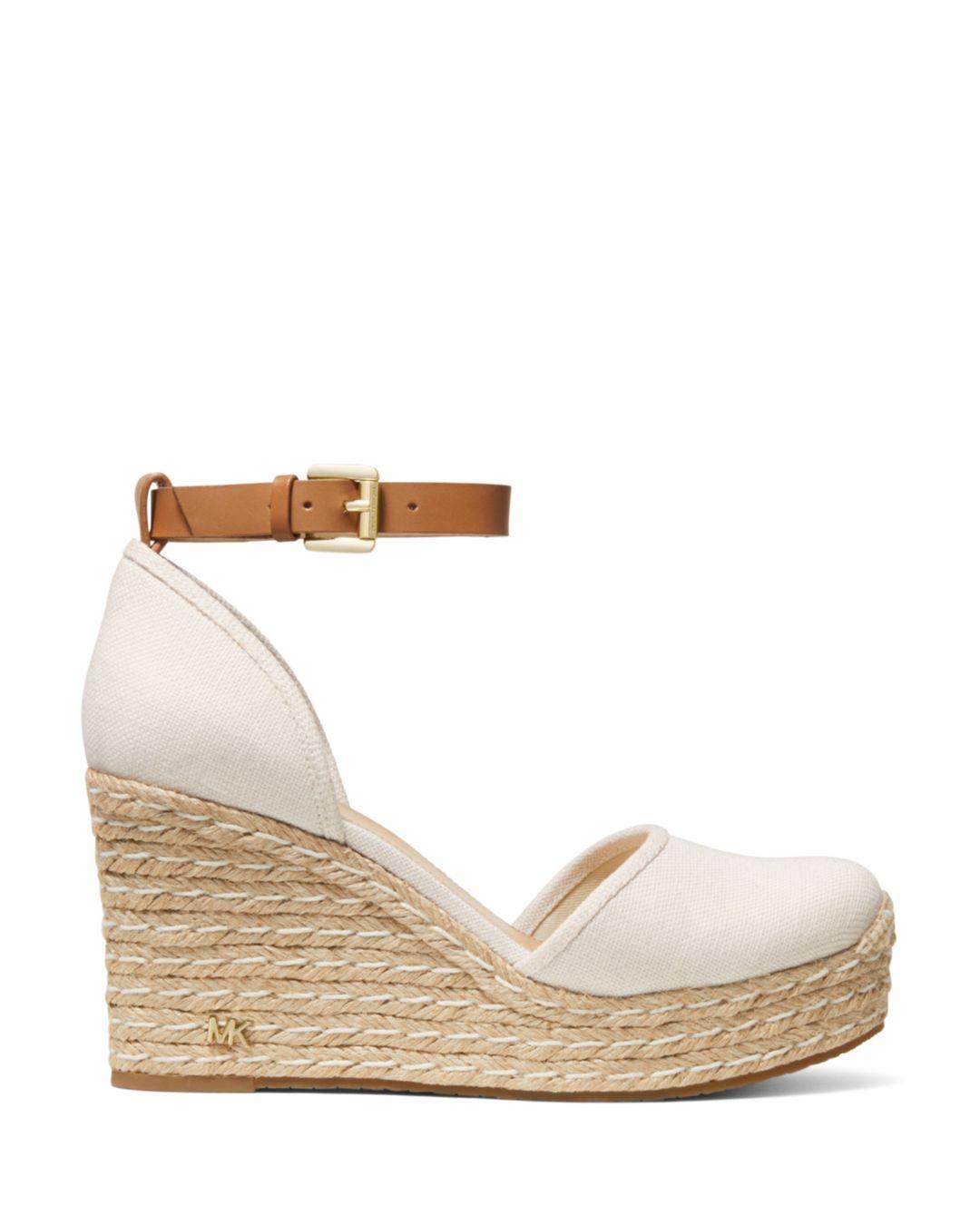 michael kors closed toe wedges
