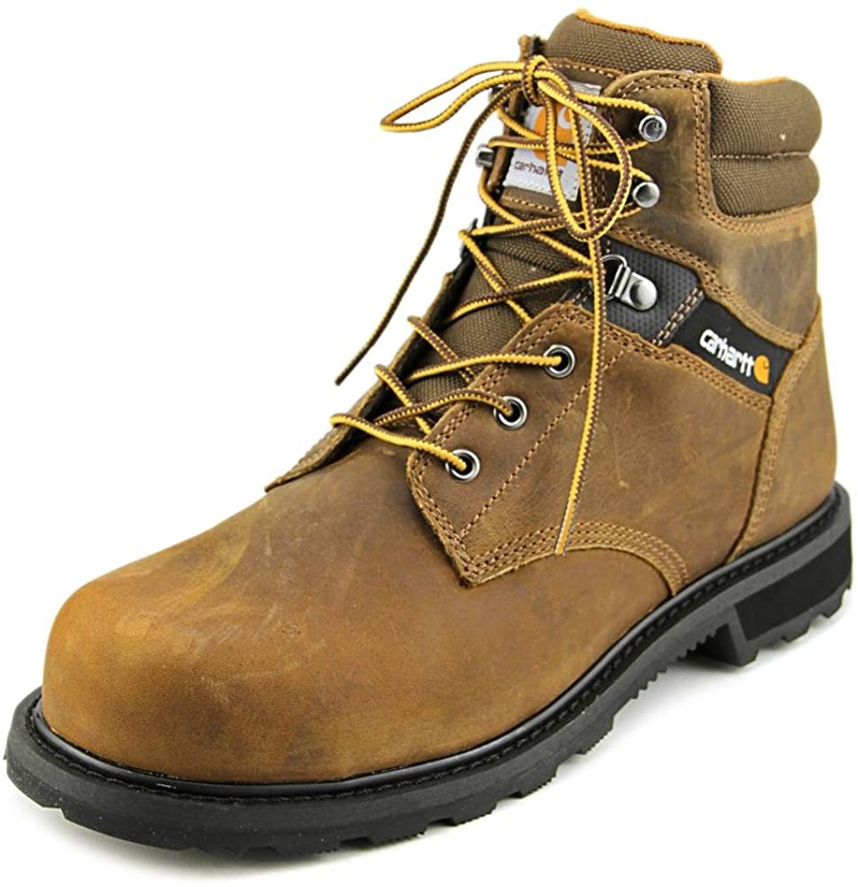 Carhartt Men's Shoes 6 WORK SAFETY TOE NWP-M Leather Steel toe, Brown ...