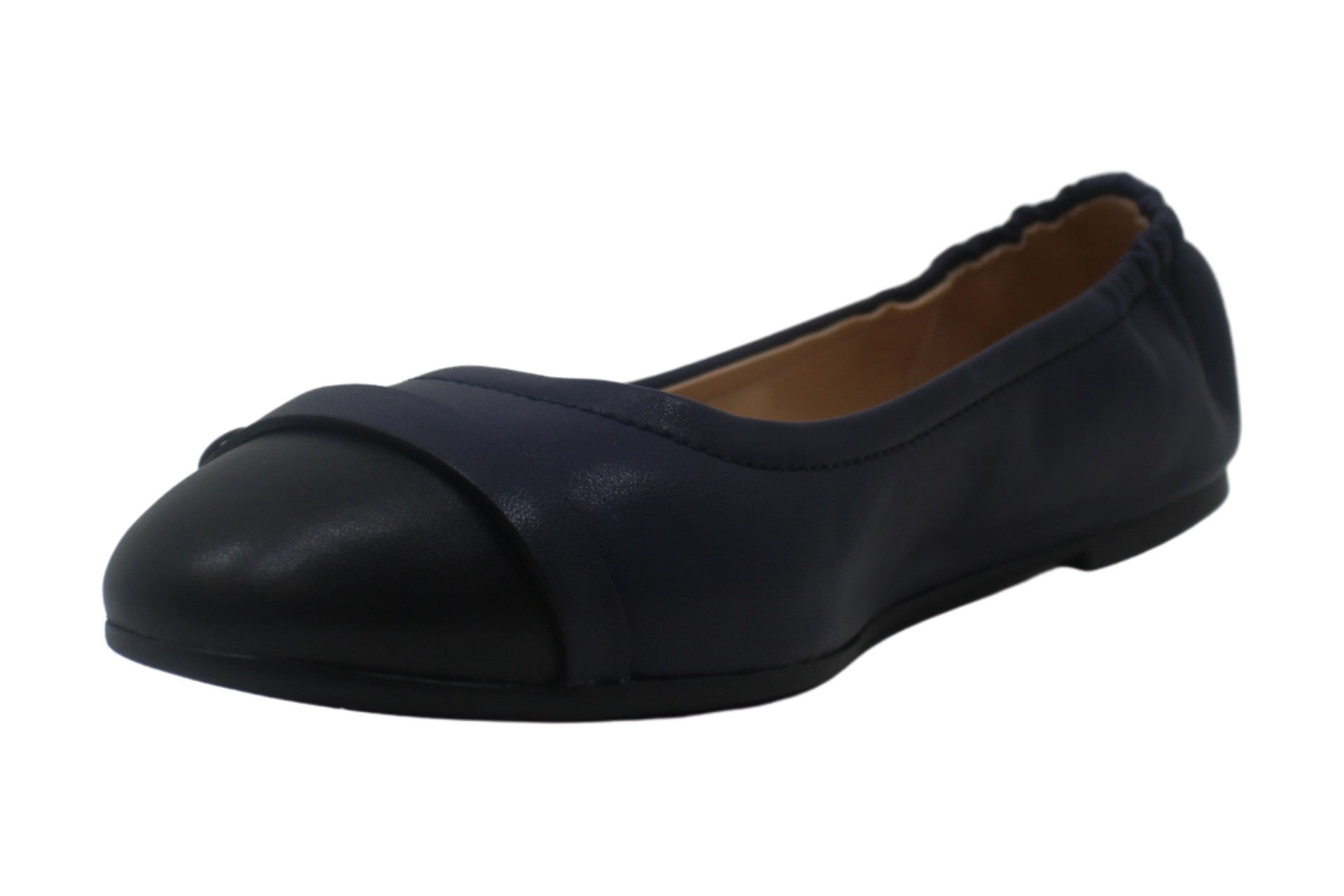 Coach Womens Brandi Leather Cap Toe Ballet Flats, Black, Size 7.5 85ca ...