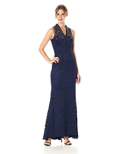 carmen marc valvo blue gown