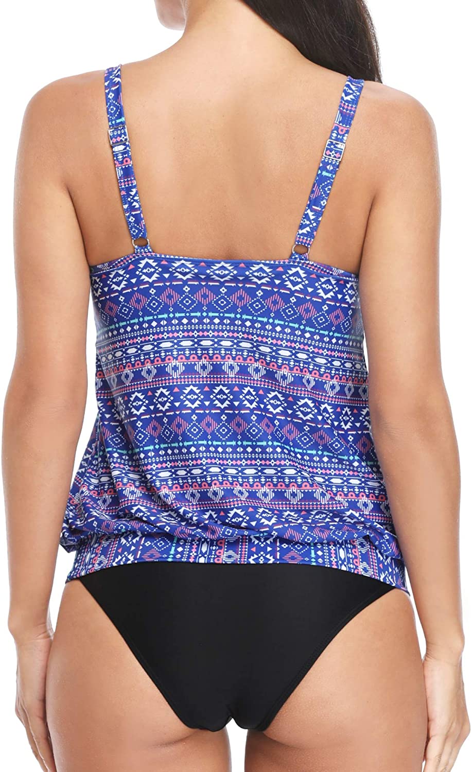 Yonique Blouson Tankini Swimsuits for Women Loose Fit, Colorful, Size Small FRCQ 661066424843 | eBay