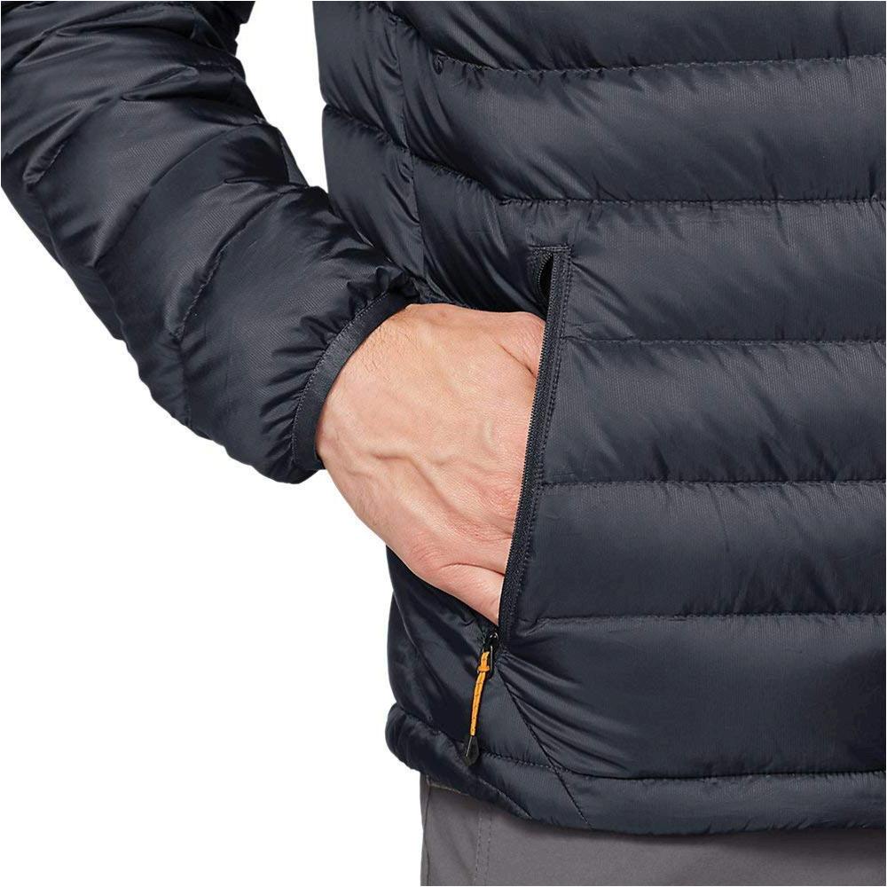 Eddie Bauer Men's Downlight Hooded Jacket, Storm, Storm (Gray), Size