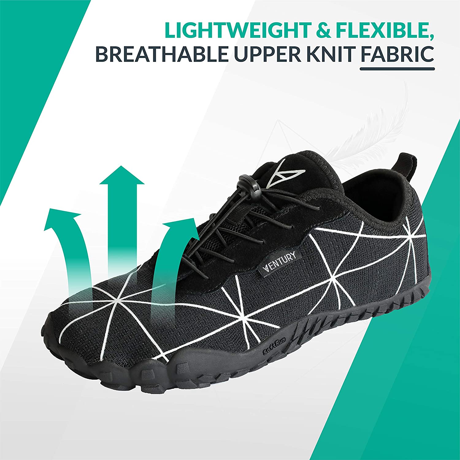 Ventury Zero Barefoot Trail Running Shoes Minimalist