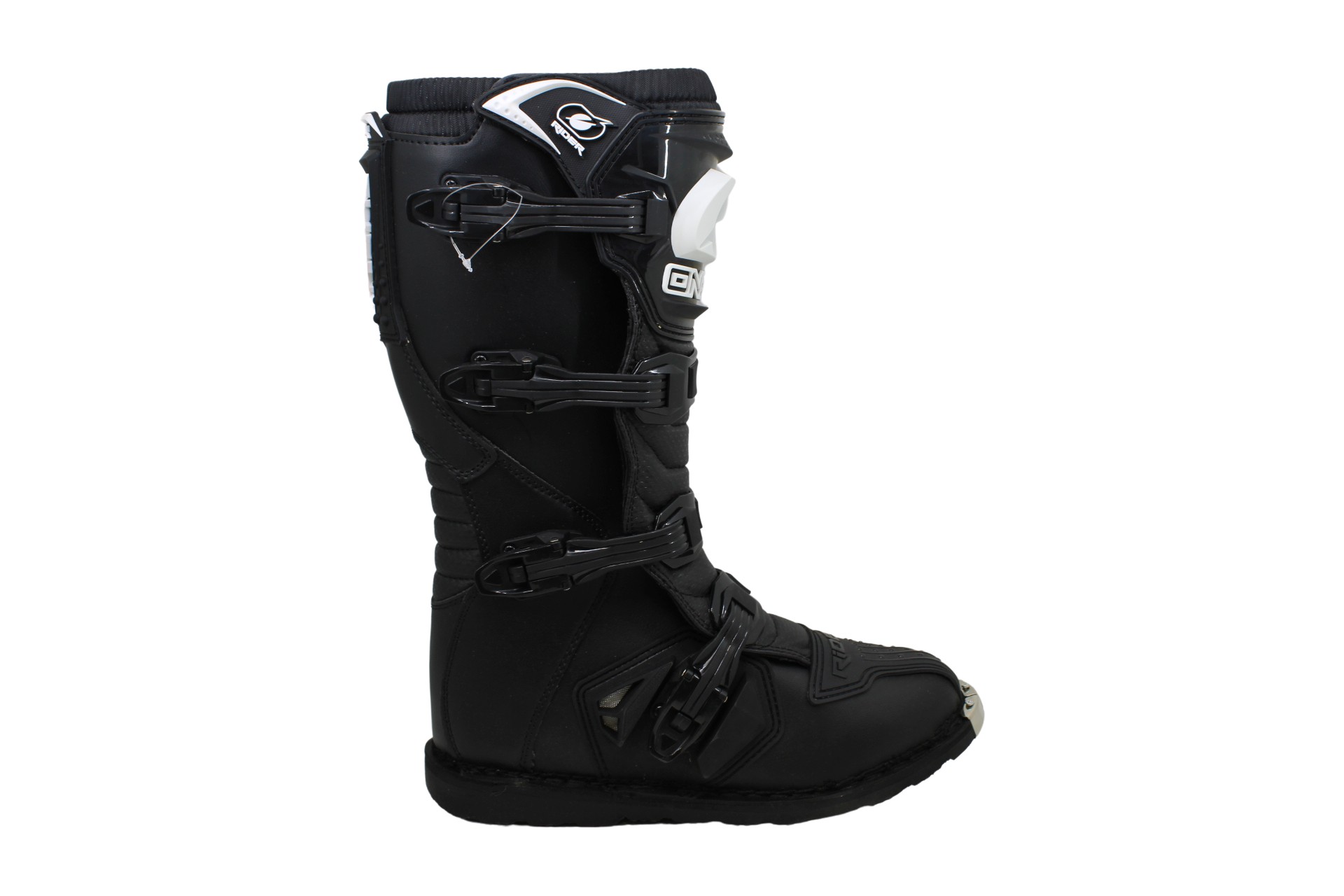 black knee high motorcycle boots