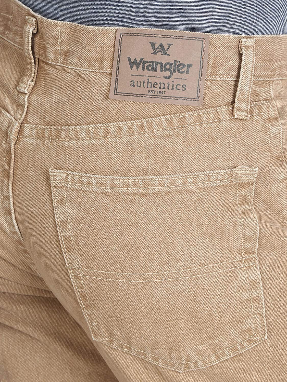 wrangler khaki 5 pocket pant