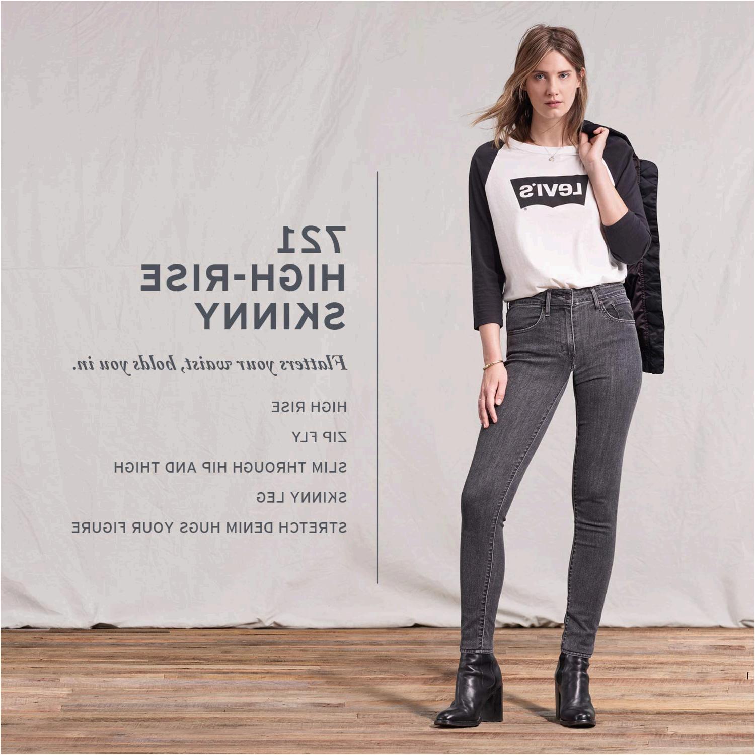 721 high rise skinny jeans black