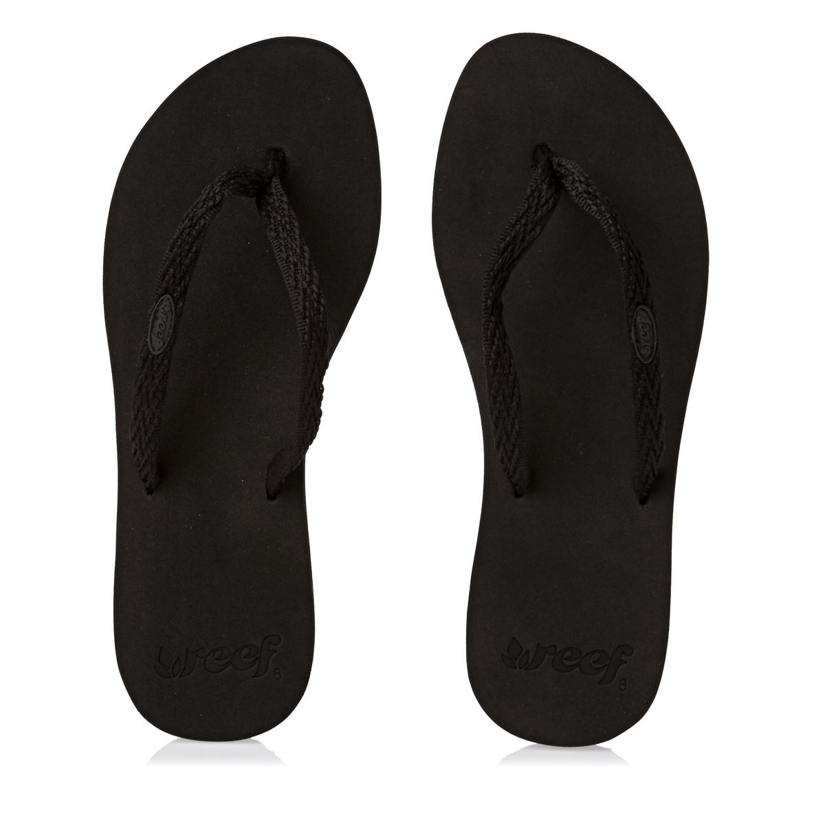 Reef Womens Slim Ginger Open Toe Casual, Black/Black, Size 9.0 FKRE | eBay