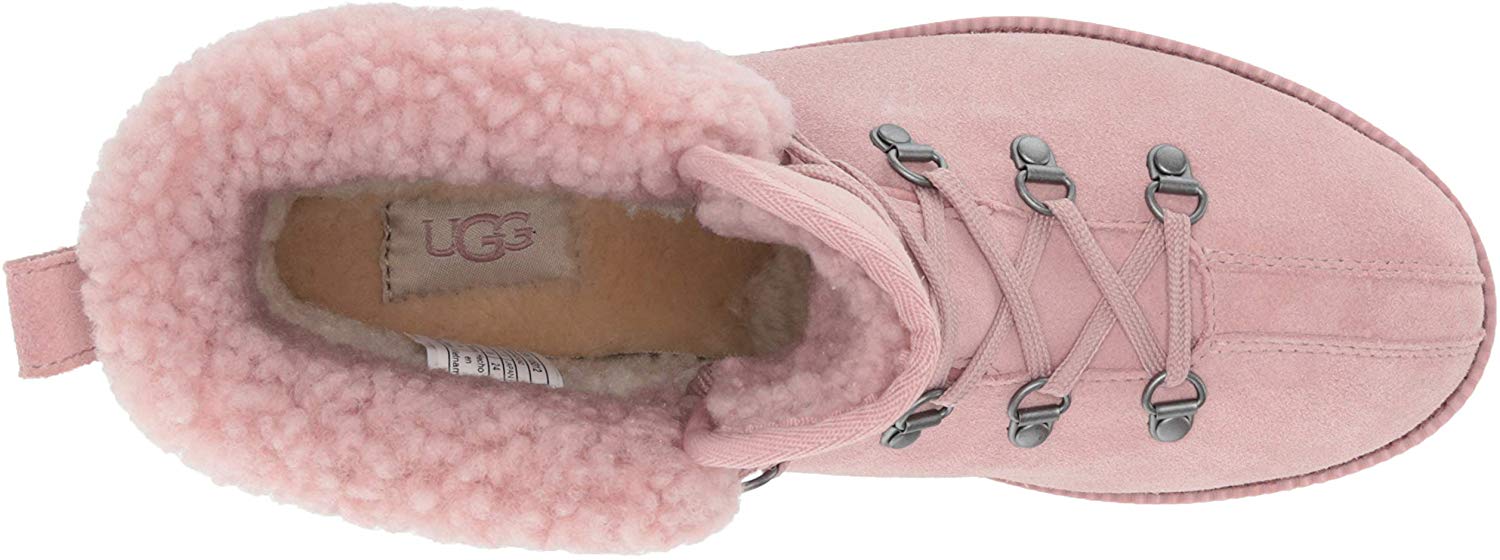 hot pink lace up uggs