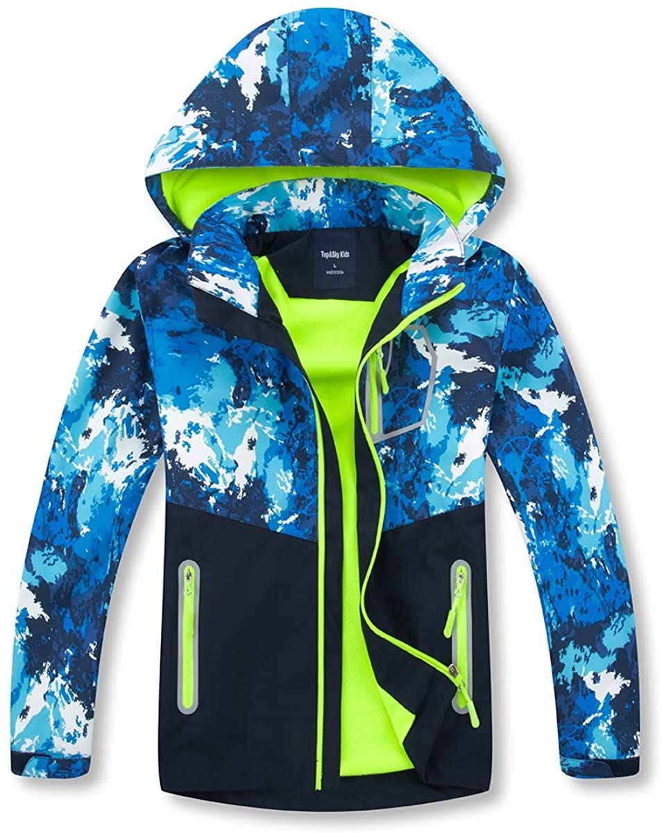 MGEOY Boys Girls Rain Jackets, Blue Camouflage(liningfleece), Size 0.0 3cZV eBay