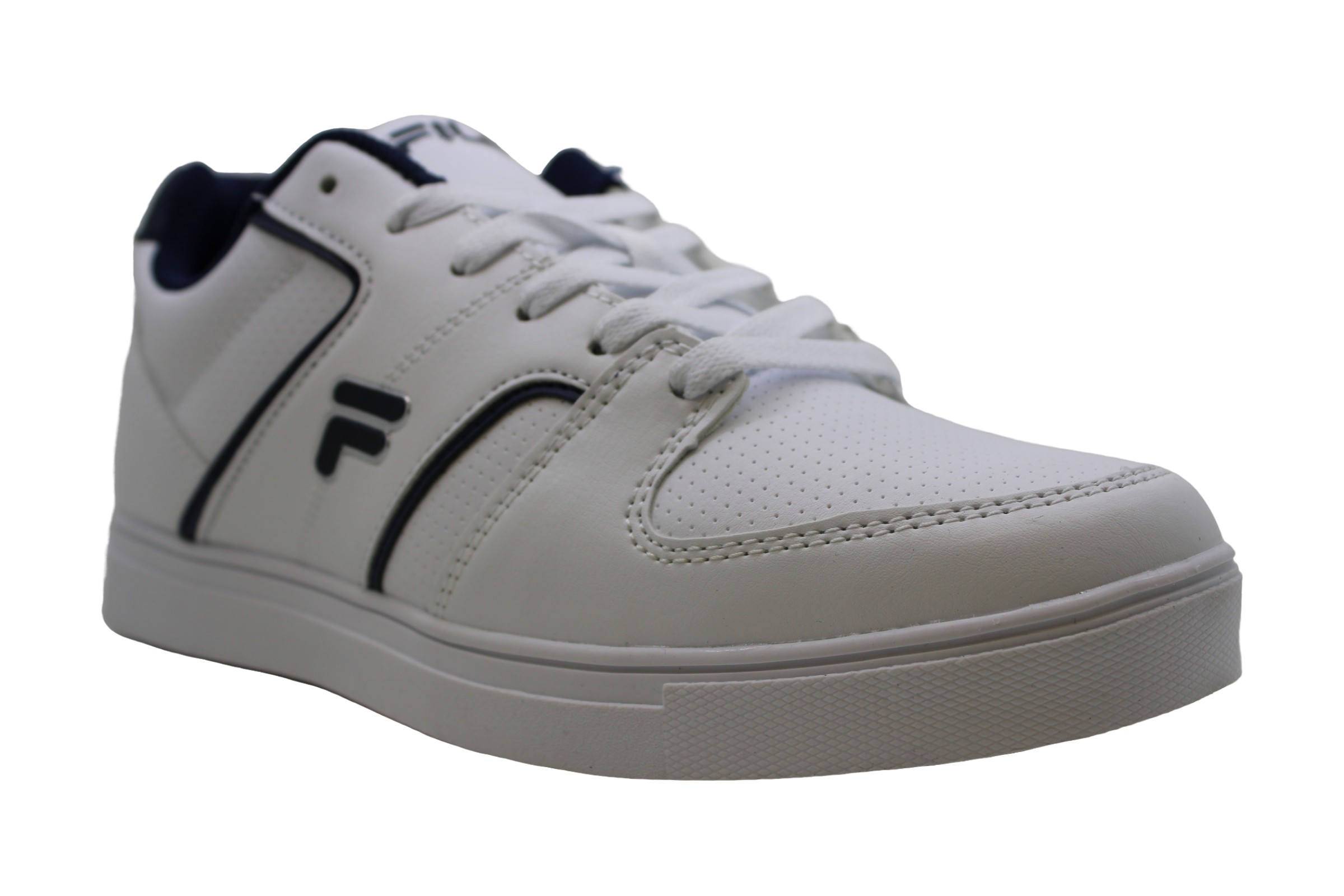 fila brand print lace up shoes