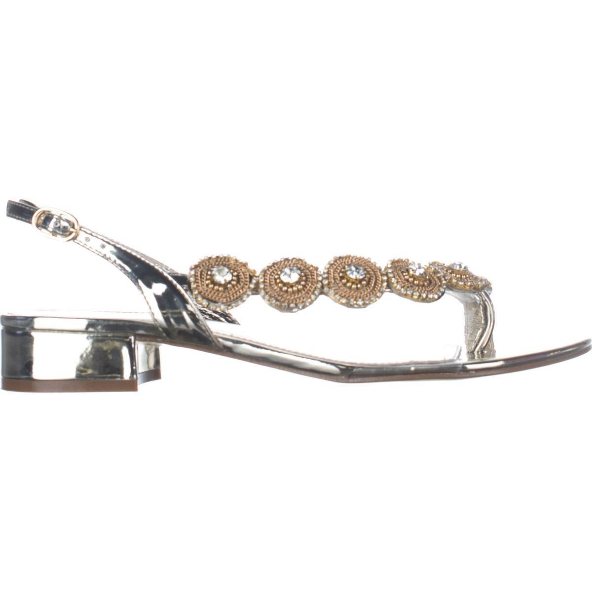 Adrianna Papell Womens Daisy Split Toe Formal Ankle Goldnice mirror Size 65 Adrianna Papell Womens Daisy Split Toe Formal Ankle Goldnice mirror Size 65