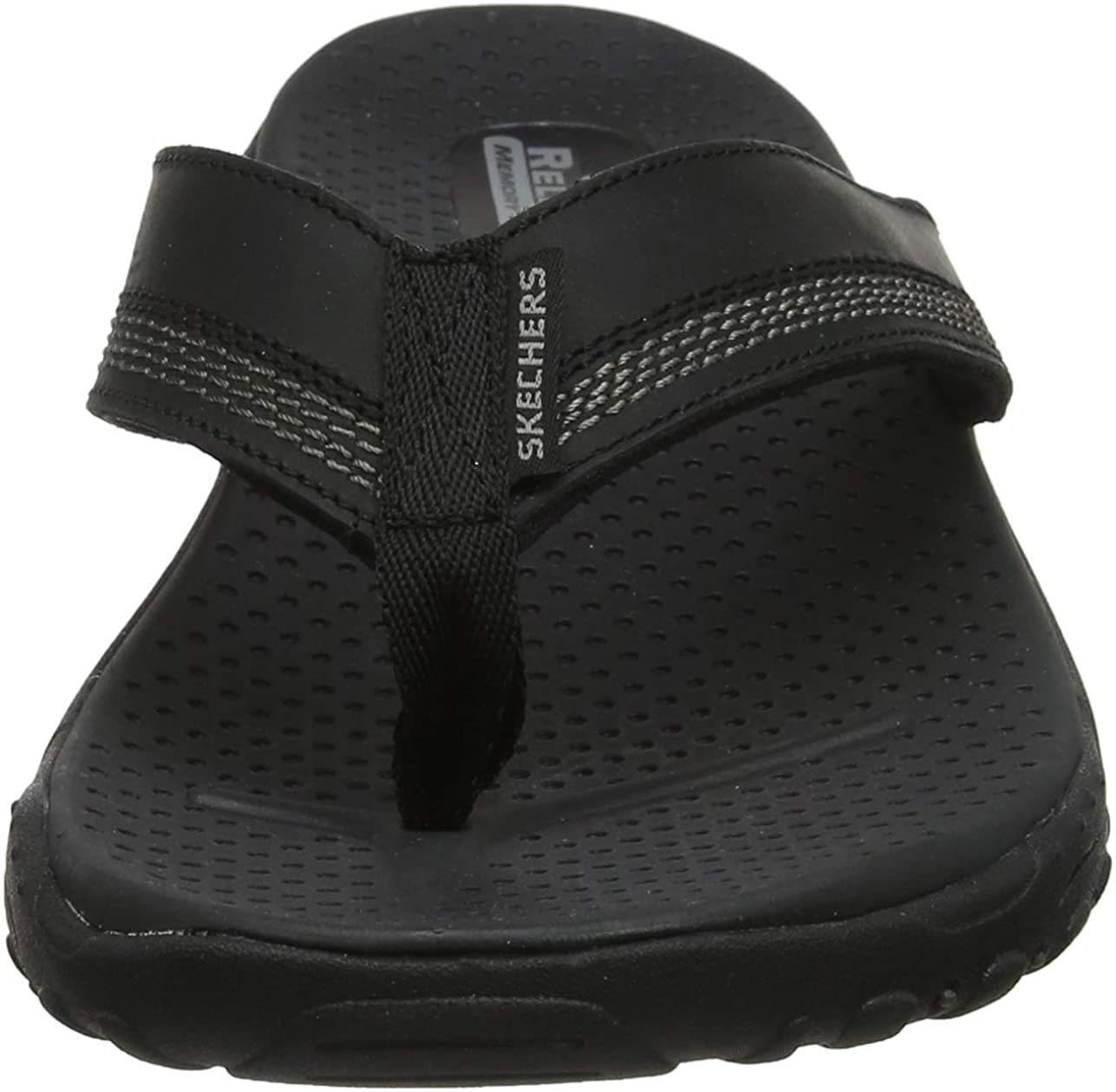 skechers relaxed fit reggae cobano men's flip flop sandals