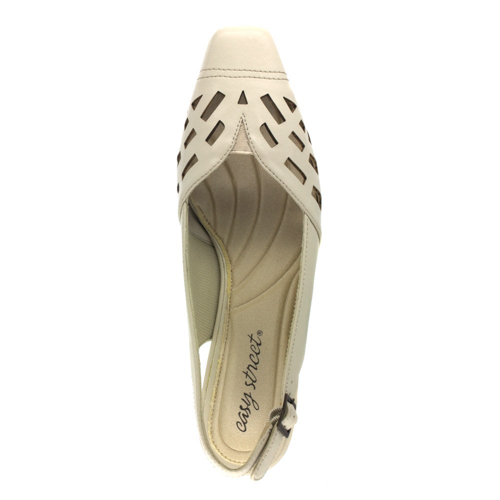 square toe sling backs