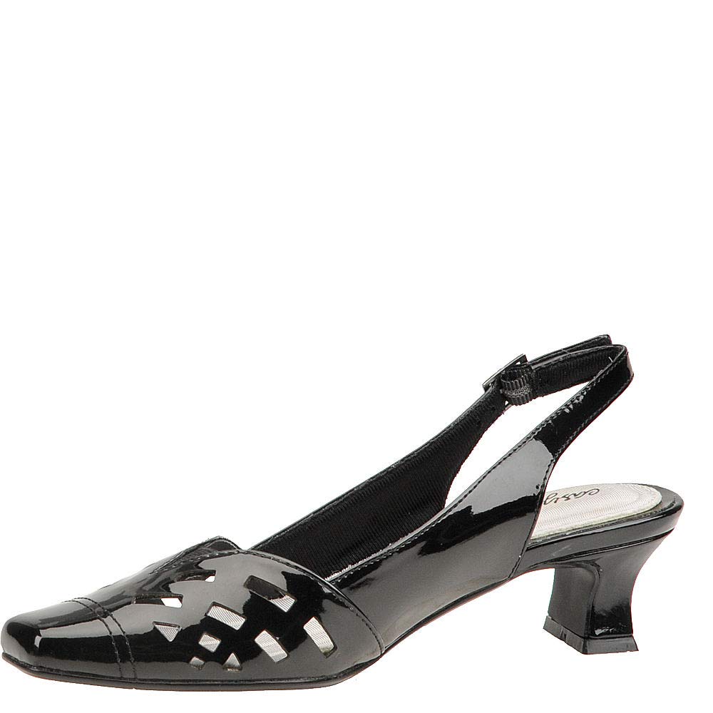 square toe sling backs