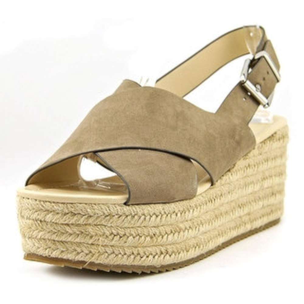 Nine West Womens beachygd Open Toe Casual Platform Sandals taupe fd Size 85 Nine West Womens beachygd Open Toe Casual Platform Sandals taupe fd Size 85