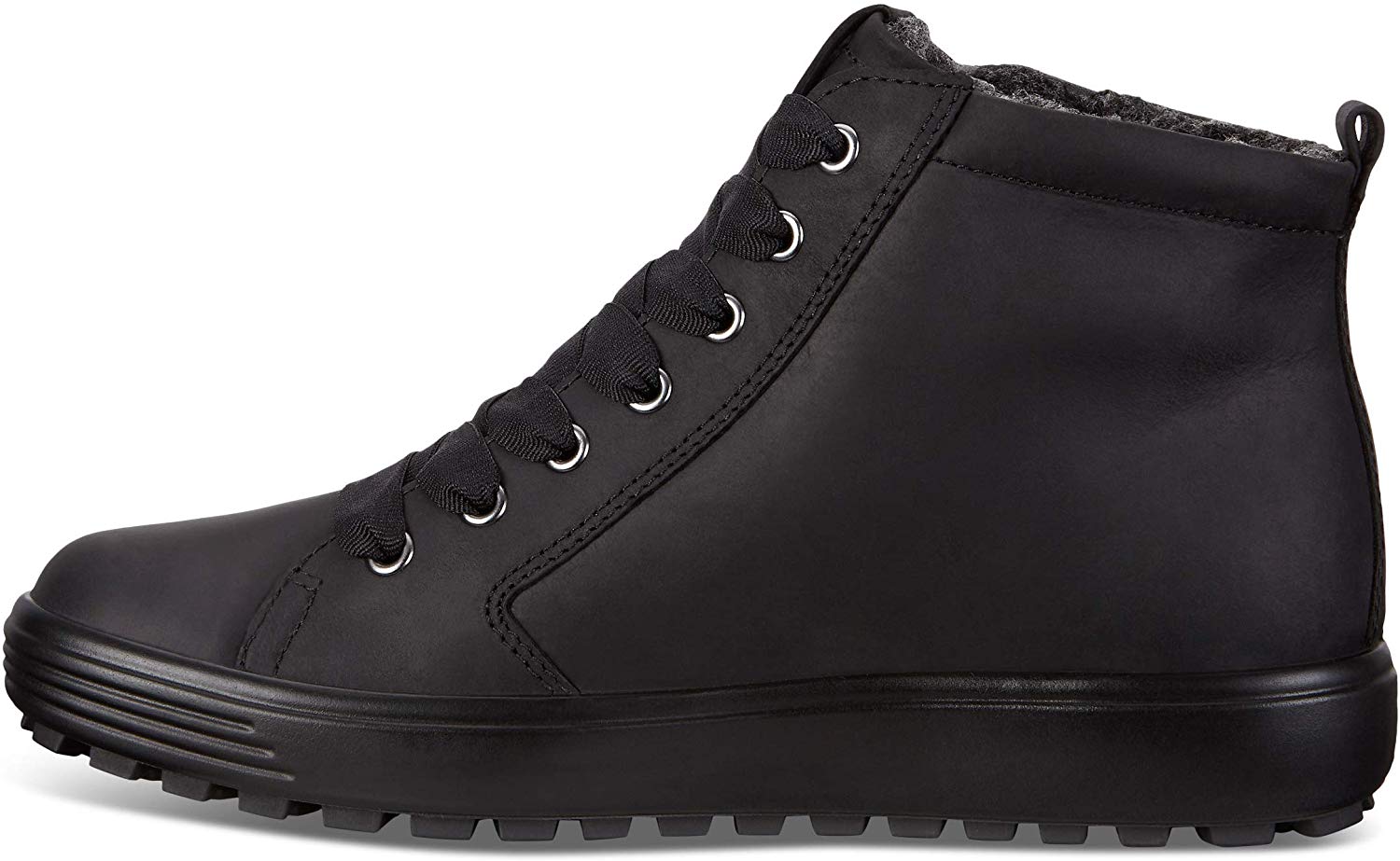 womens black leather high tops