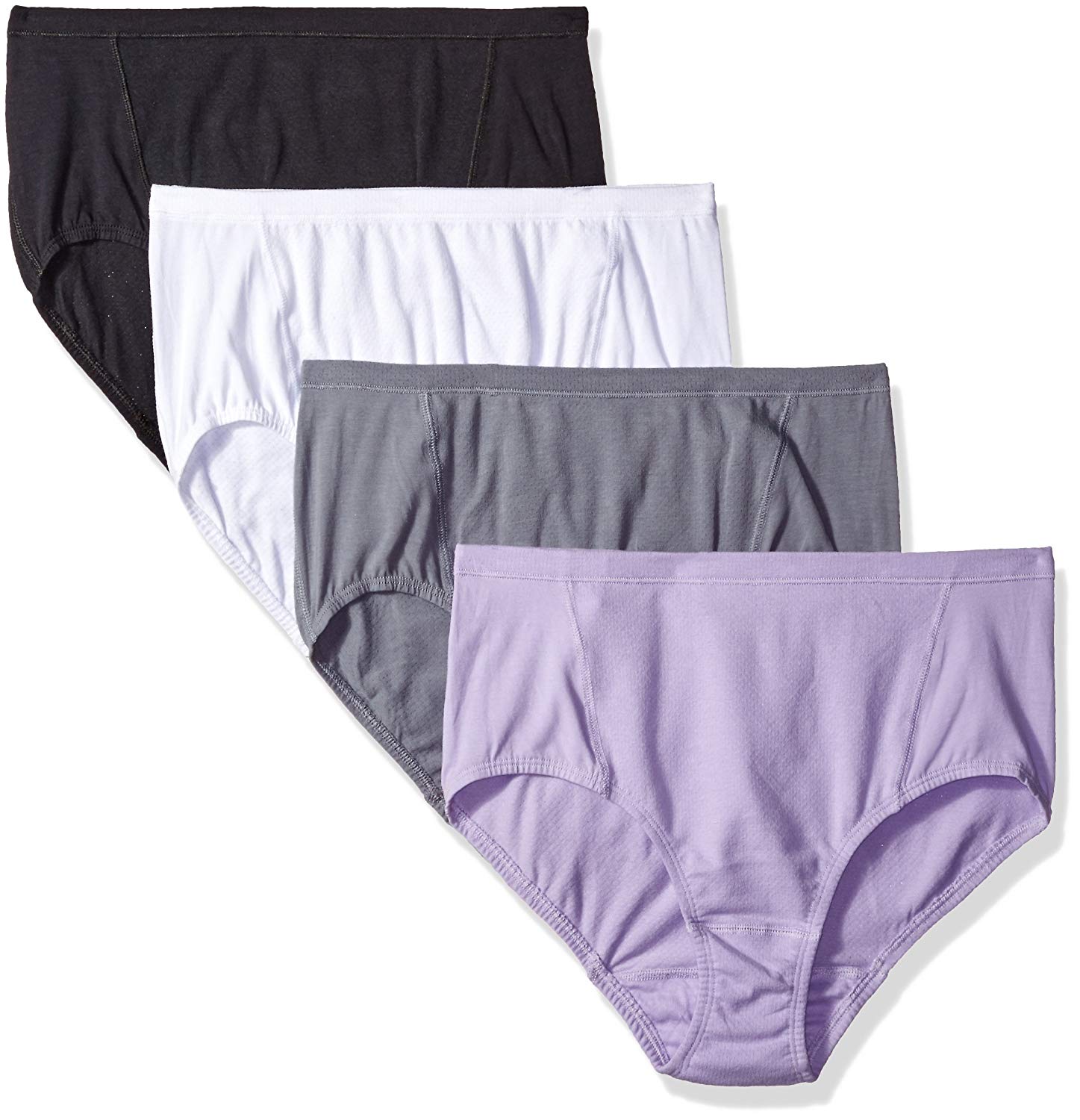 Fruit of the Loom Women`s 4 Pack Breathable Bikini Panties