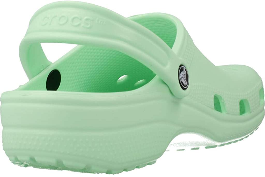 neo mint crocs with fur
