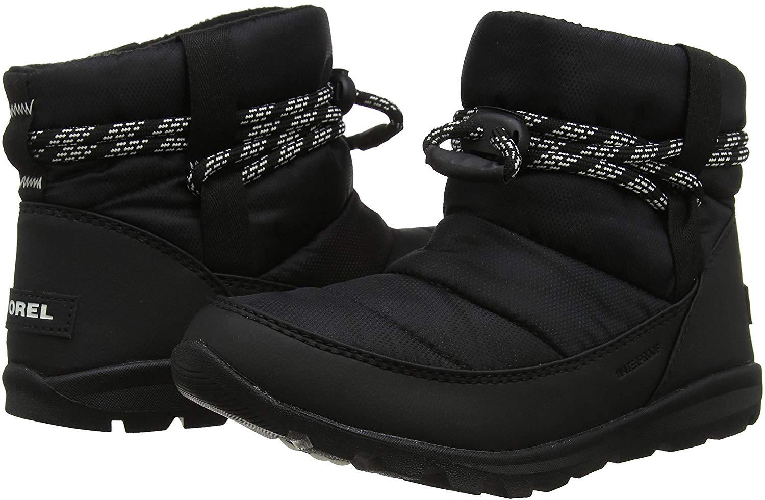 sorel whitney flurry boots black